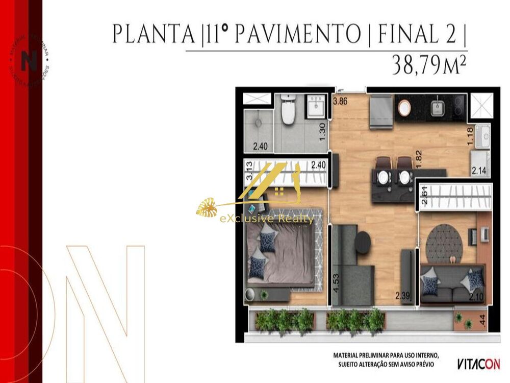 Kitnet-Studio, 20 m² - Foto 14