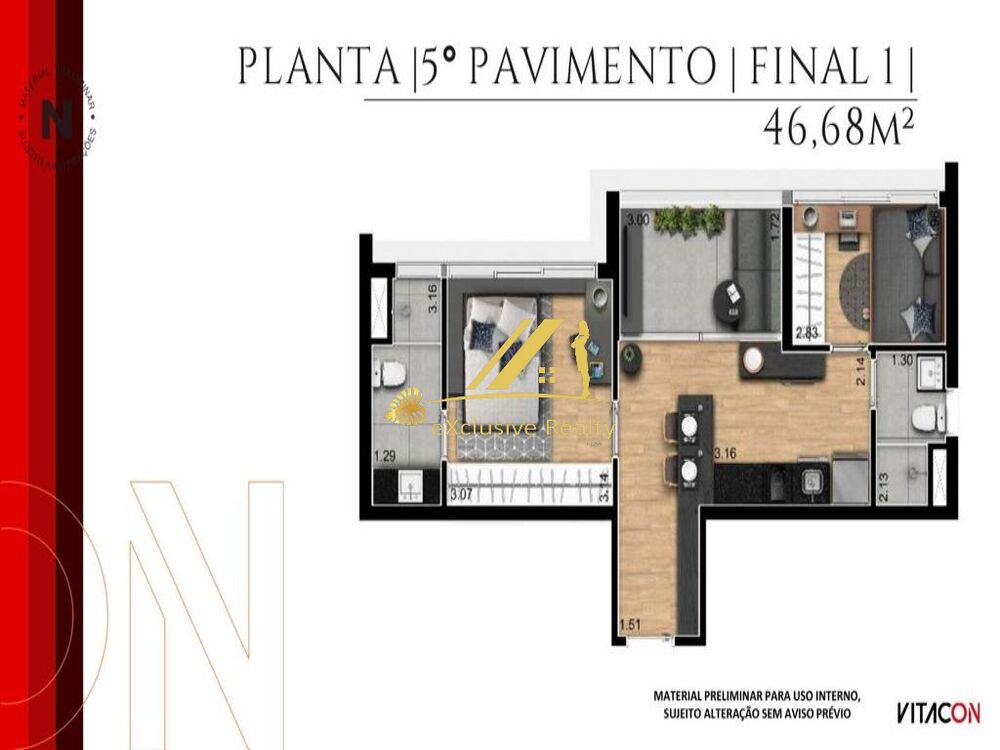 Kitnet-Studio, 20 m² - Foto 26