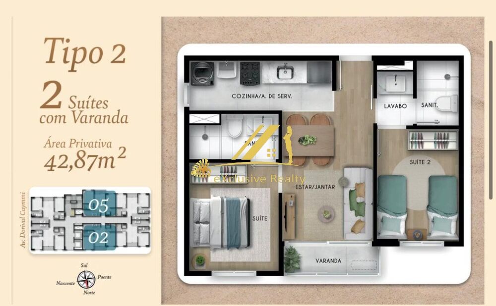 Apartamento, 2 quartos, 42 m² - Foto 4