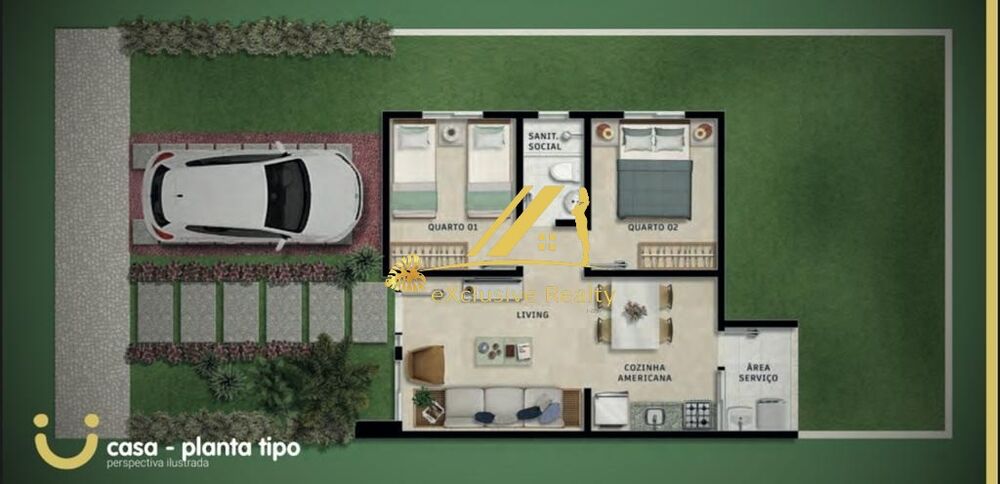 Casa à venda com 2 quartos, 47m² - Foto 6