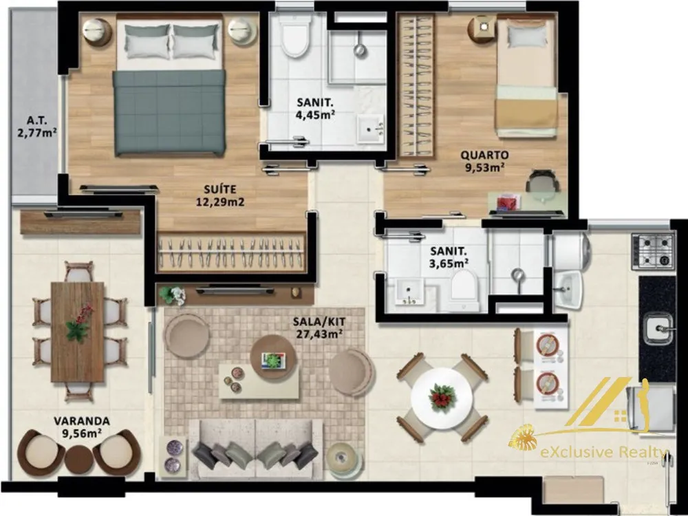 Apartamento, 2 quartos, 70 m² - Foto 7