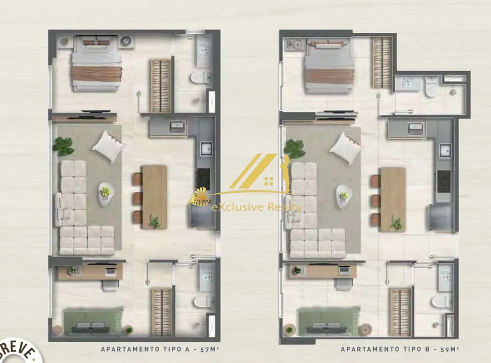 Apartamento, 2 quartos, 57 m² - Foto 5