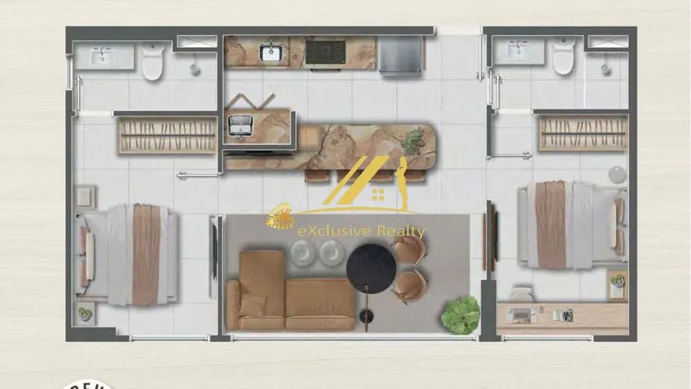 Apartamento, 2 quartos, 57 m² - Foto 2