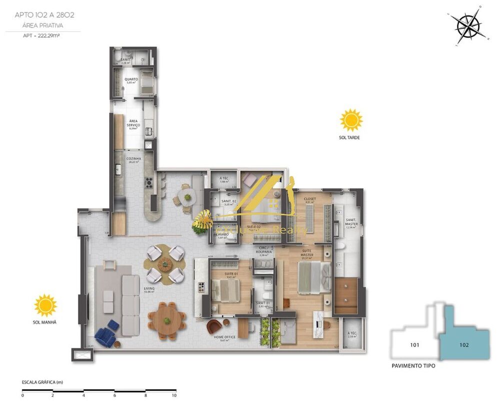 Apartamento, 4 quartos, 222 m² - Foto 6