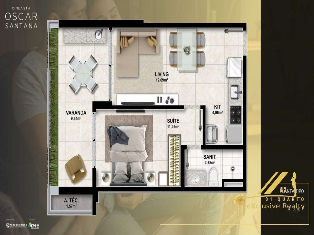 Apartamento, 2 quartos, 66 m² - Foto 17