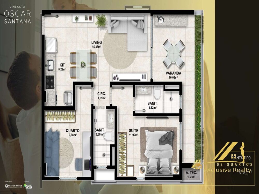 Apartamento, 2 quartos, 66 m² - Foto 21