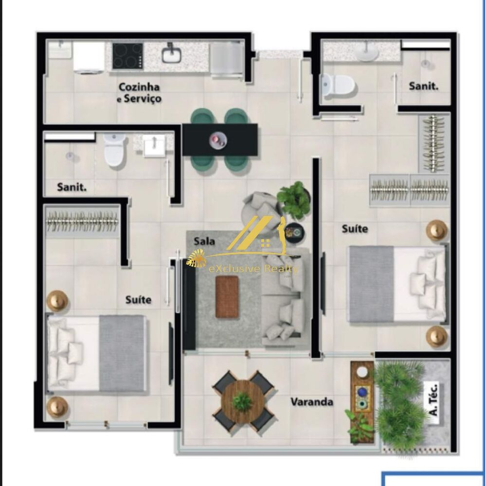 Apartamento, 2 quartos, 58 m² - Foto 6