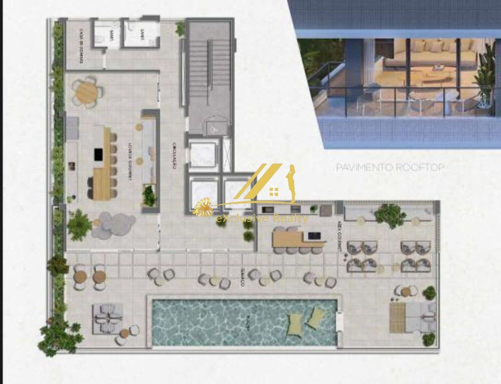 Apartamento, 1 quarto, 35 m² - Foto 3