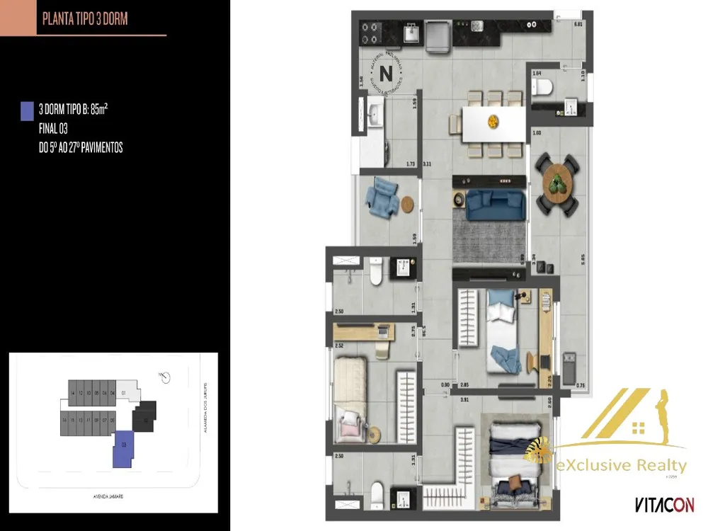 Apartamento, 1 quarto, 36 m² - Foto 16