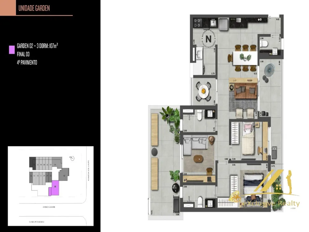 Apartamento, 1 quarto, 36 m² - Foto 13