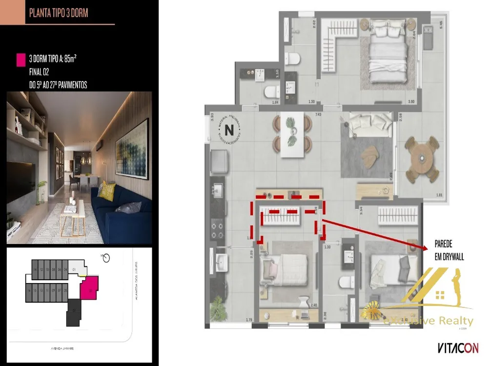 Apartamento, 1 quarto, 36 m² - Foto 15