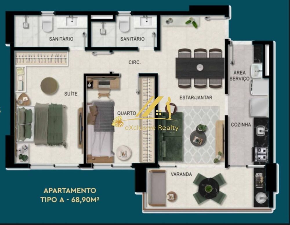Apartamento, 2 quartos, 65 m² - Foto 7
