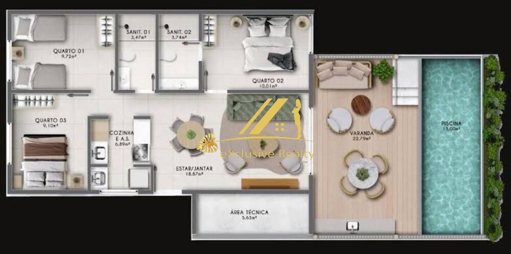 Apartamento, 2 quartos, 86 m² - Foto 10