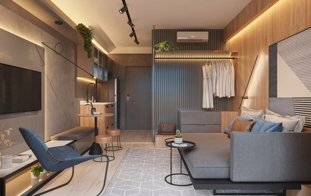 Apartamento, 1 quarto, 57 m² - Foto 9