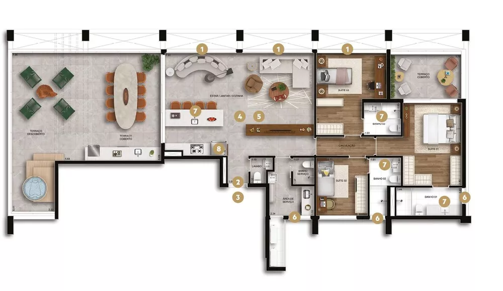 Apartamento, 2 quartos, 78 m² - Foto 4