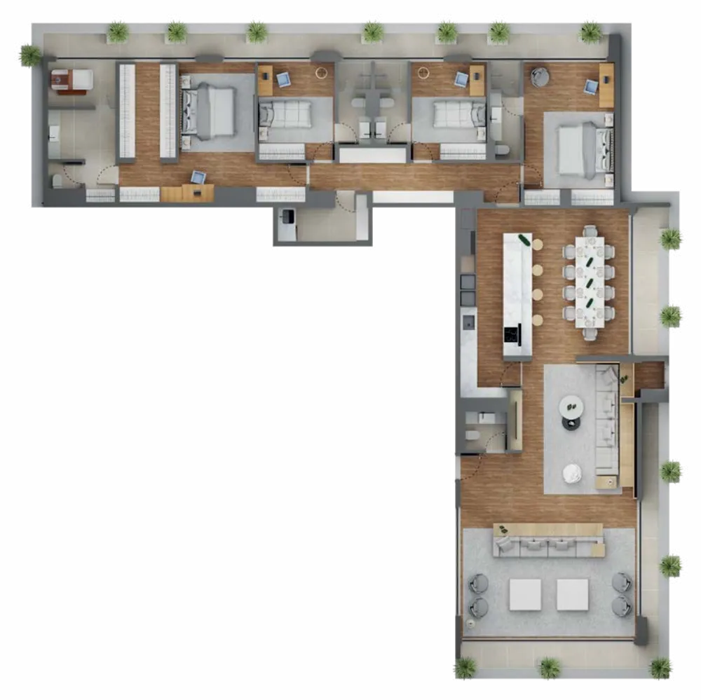 Apartamento, 1 quarto, 91 m² - Foto 1