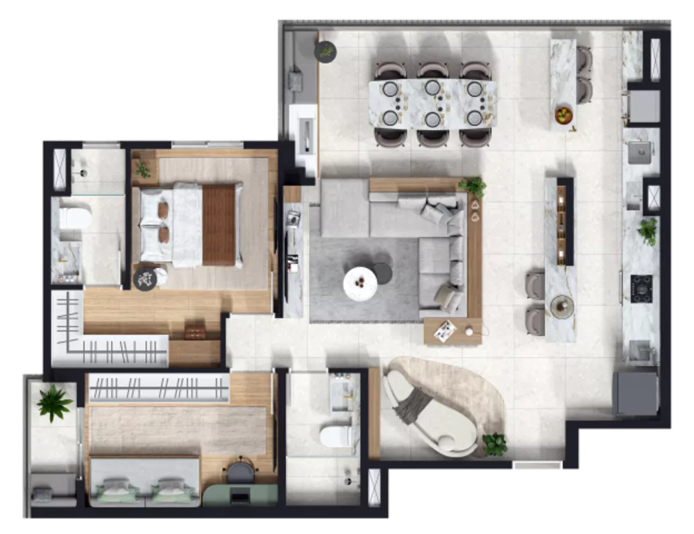 Apartamento, 3 quartos, 82 m² - Foto 4