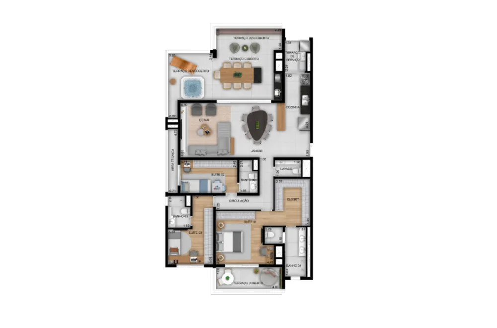 Apartamento, 2 quartos, 70 m² - Foto 4