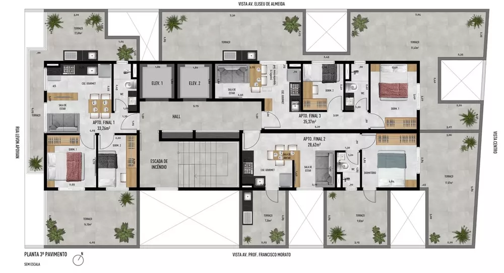 Apartamento, 2 quartos, 37 m² - Foto 4