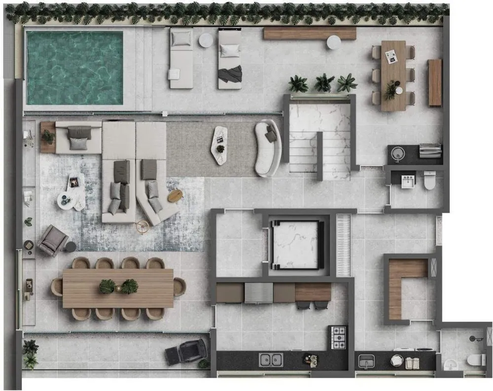 Cobertura, 4 quartos, 338 m² - Foto 2