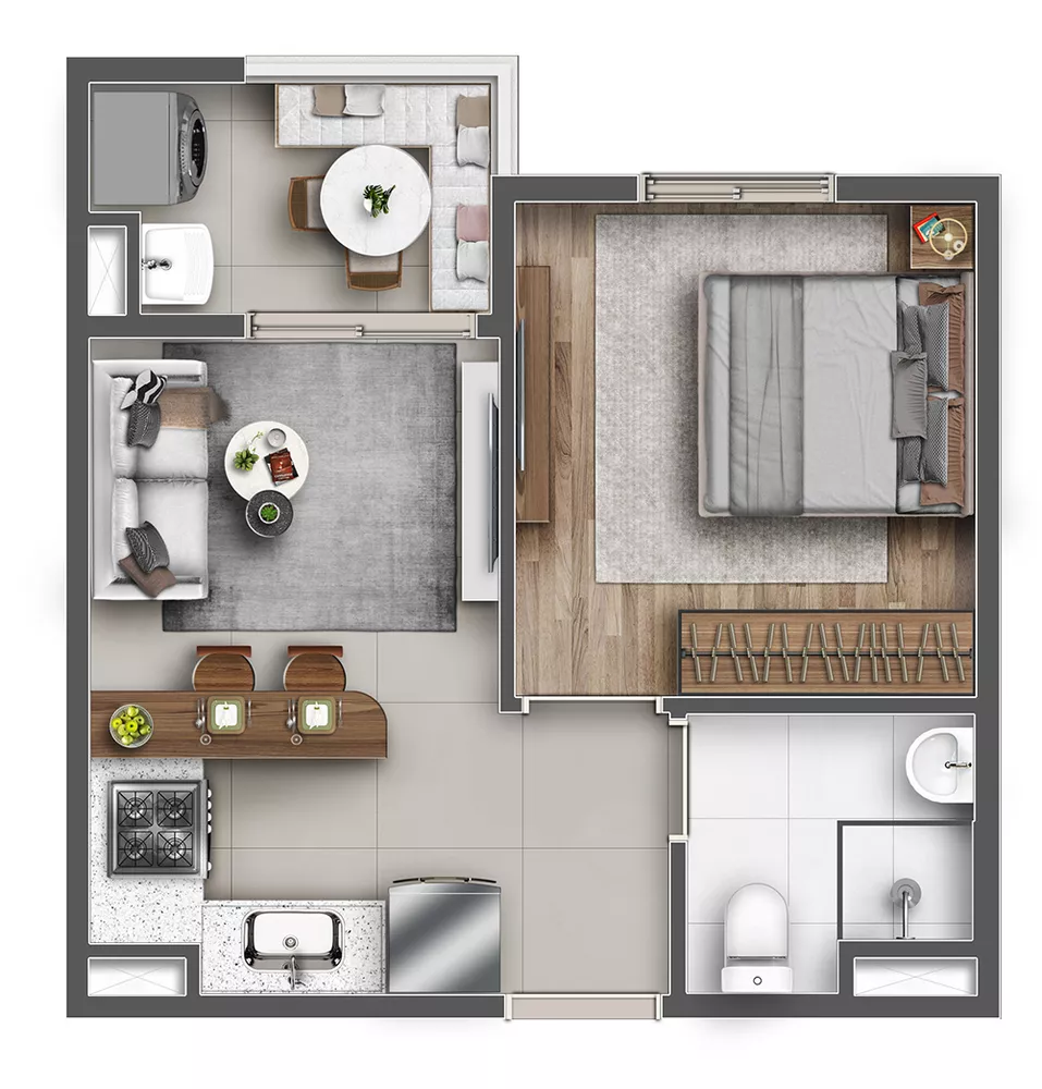 Cobertura, 3 quartos, 70 m² - Foto 4