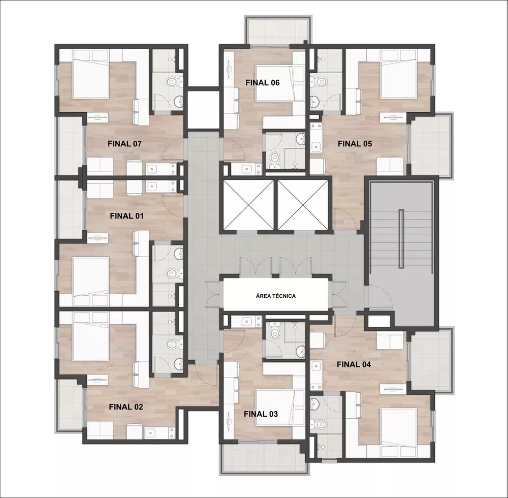 Apartamento, 1 quarto, 25 m² - Foto 2