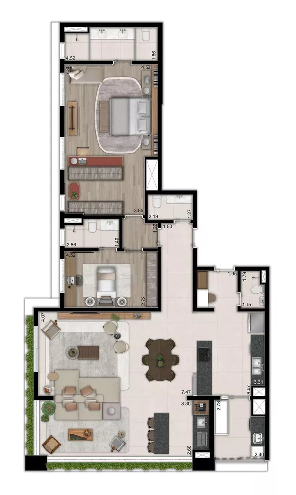 Apartamento, 3 quartos, 137 m² - Foto 25