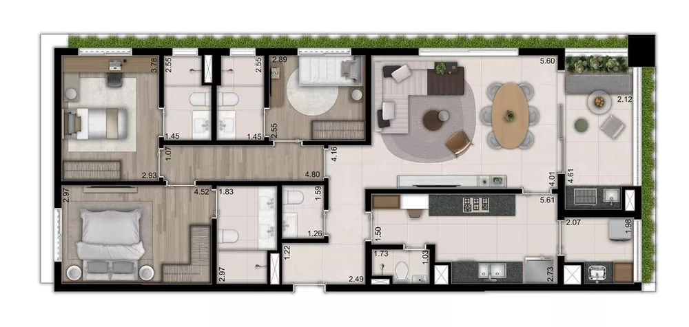 Apartamento, 3 quartos, 137 m² - Foto 22