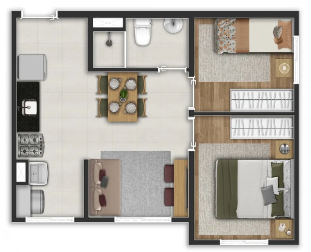 Apartamento, 1 quarto, 25 m² - Foto 4