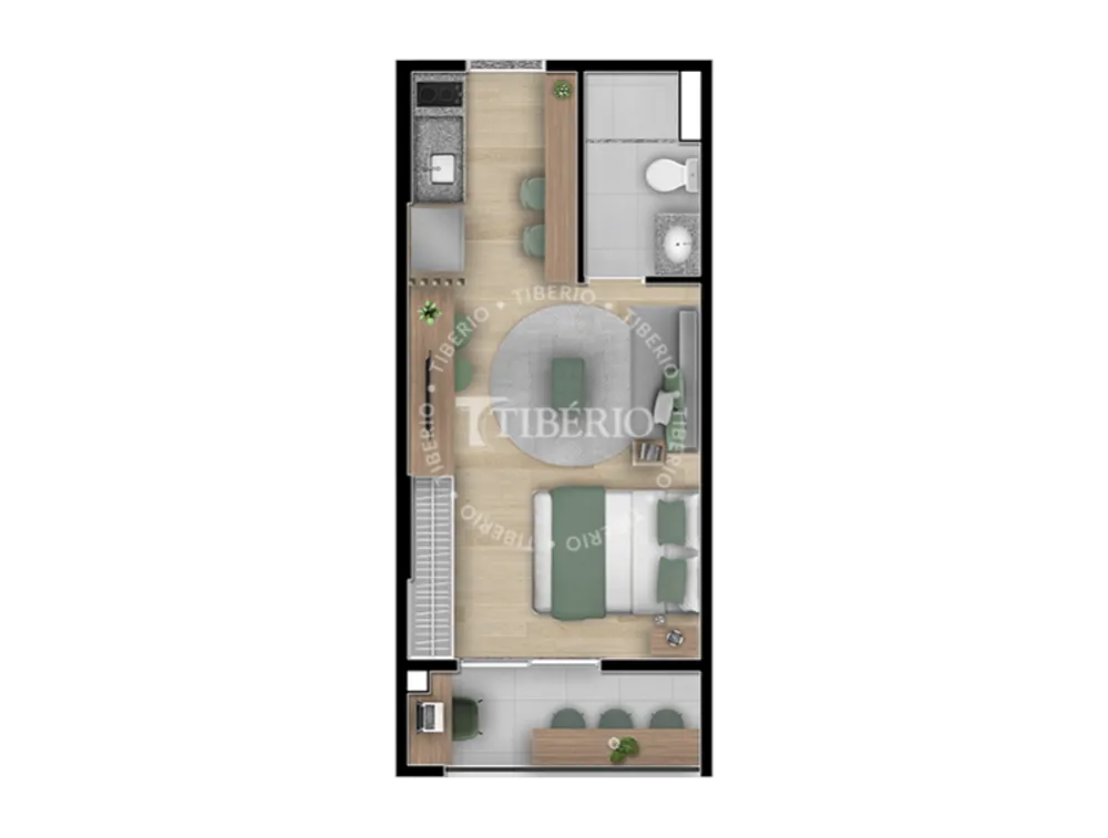 Apartamento, 1 quarto, 27 m² - Foto 3