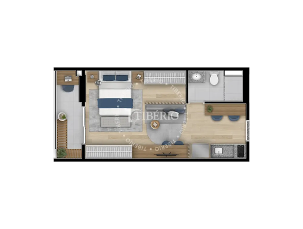 Apartamento, 1 quarto, 27 m² - Foto 1