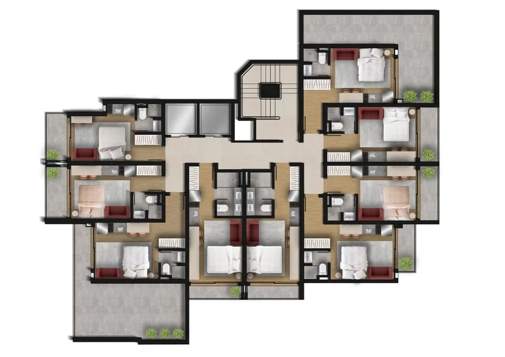 Apartamento, 1 quarto, 27 m² - Foto 3