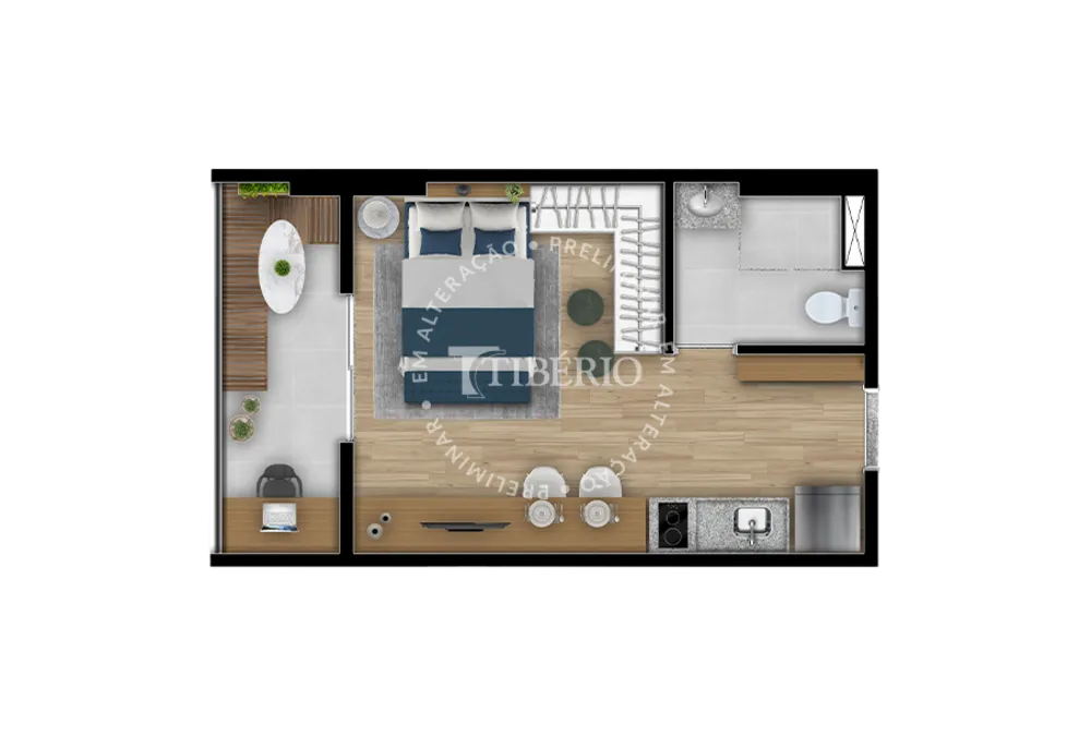 Apartamento, 1 quarto, 24 m² - Foto 4