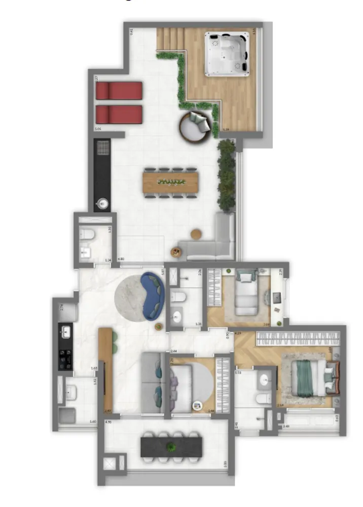 Apartamento, 2 quartos, 88 m² - Foto 3