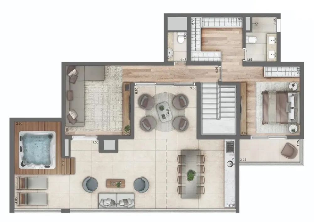 Apartamento, 4 quartos, 162 m² - Foto 4