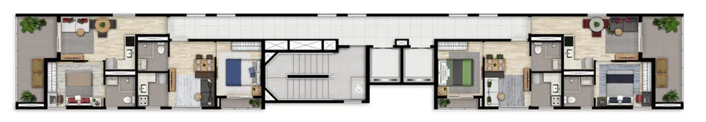 Apartamento, 1 quarto, 33 m² - Foto 3