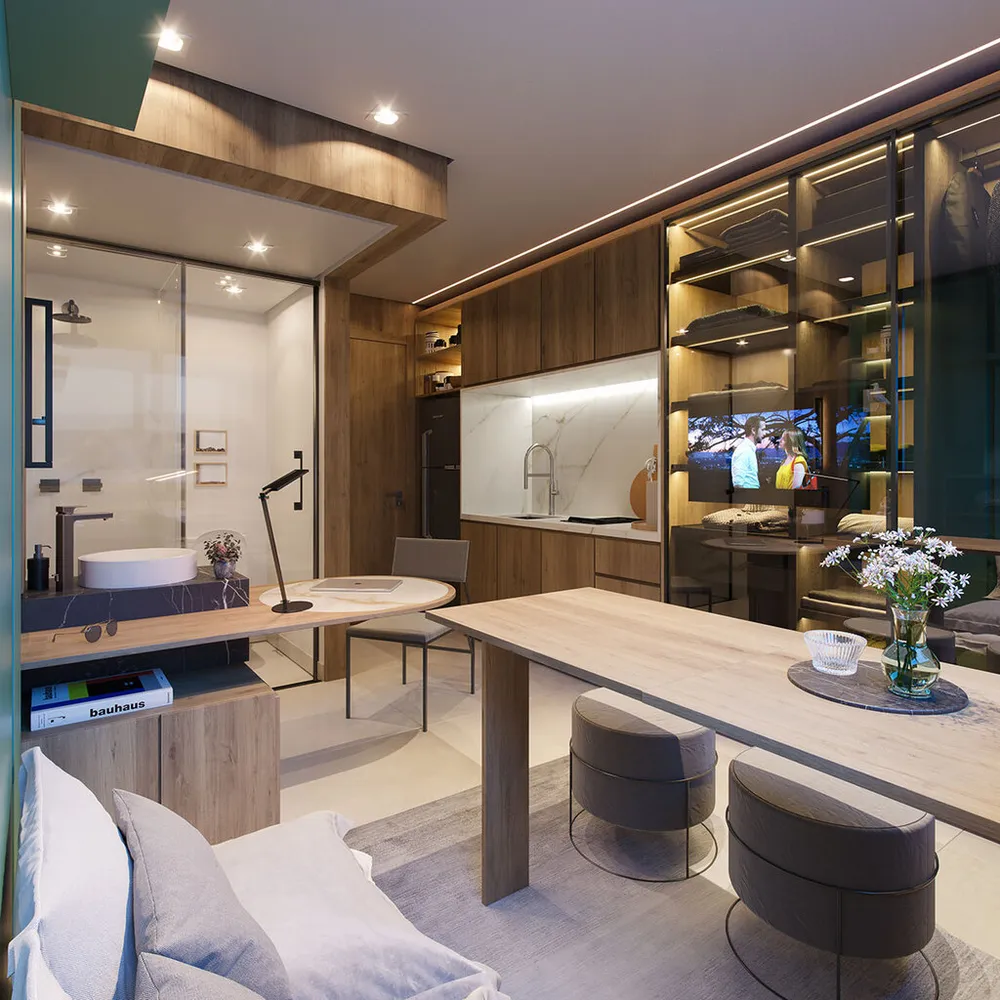 Apartamento, 1 quarto, 19 m² - Foto 1