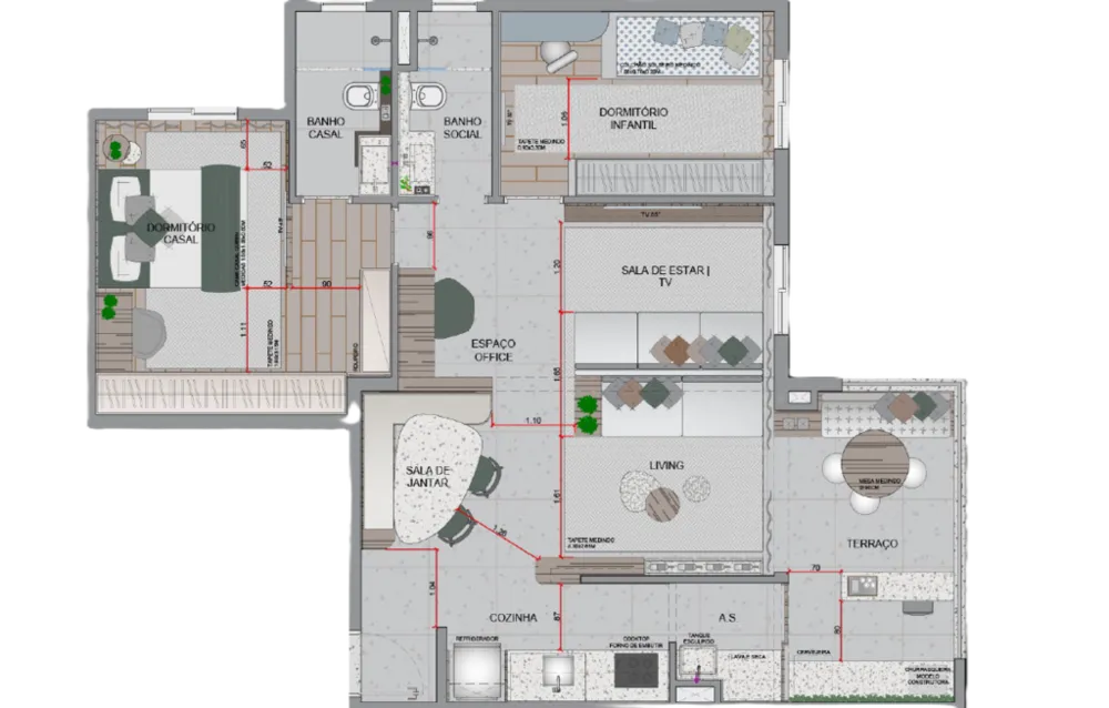Apartamento, 3 quartos, 81 m² - Foto 1