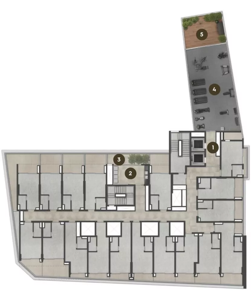 Apartamento, 1 quarto, 25 m² - Foto 3