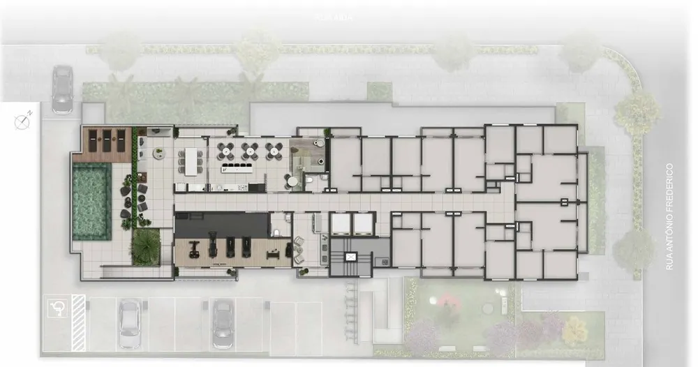 Apartamento, 2 quartos, 41 m² - Foto 2