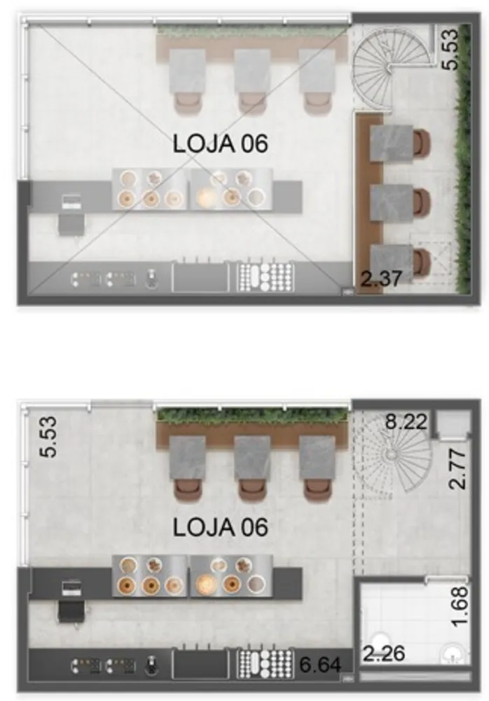 Loja-Salão, 497 m² - Foto 2