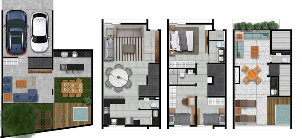 Casa de Condomínio, 3 quartos - Foto 3
