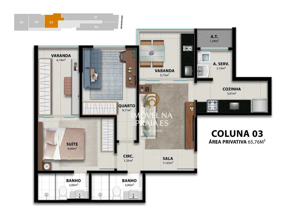 Apartamento, 2 quartos, 78 m² - Foto 16