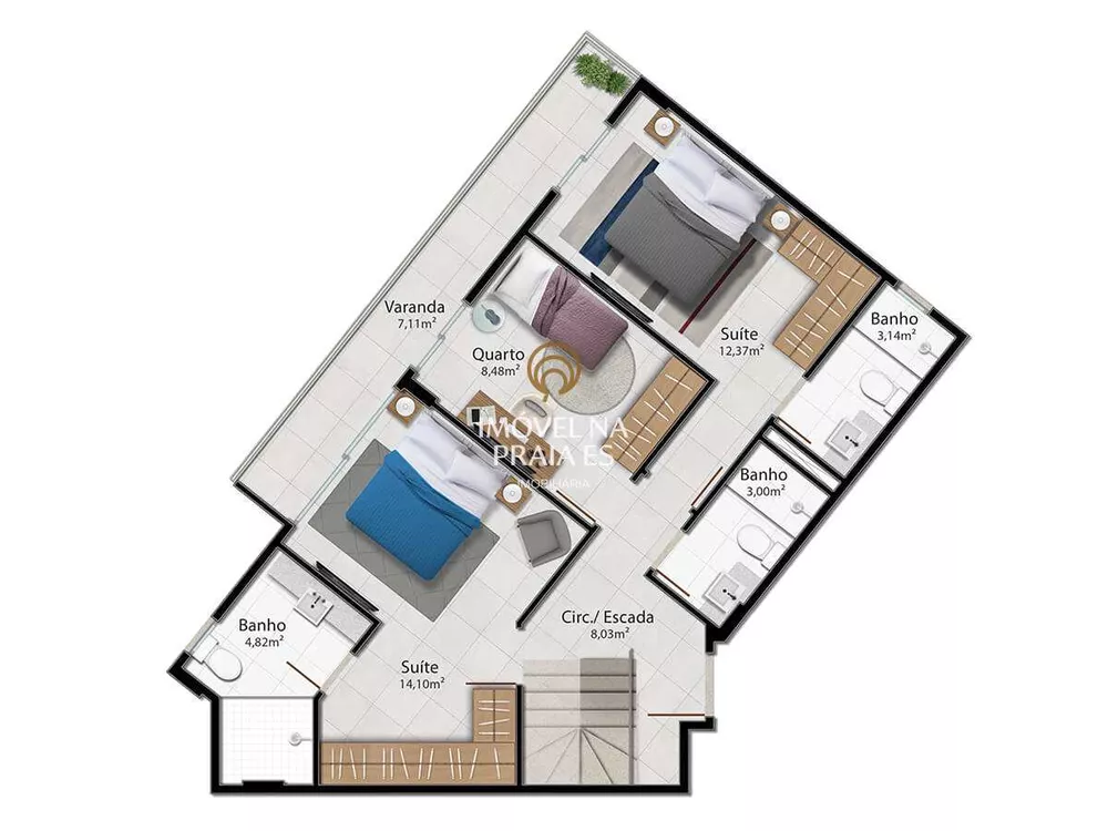 Cobertura à venda com 3 quartos, 132m² - Foto 6