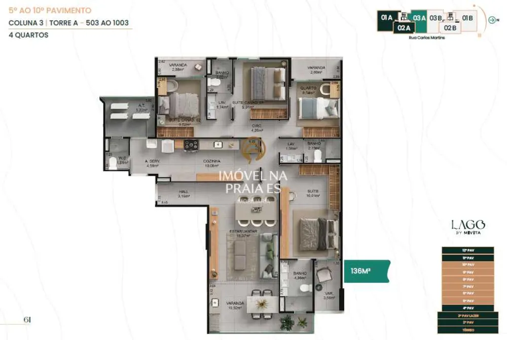 Apartamento, 4 quartos, 154 m² - Foto 6