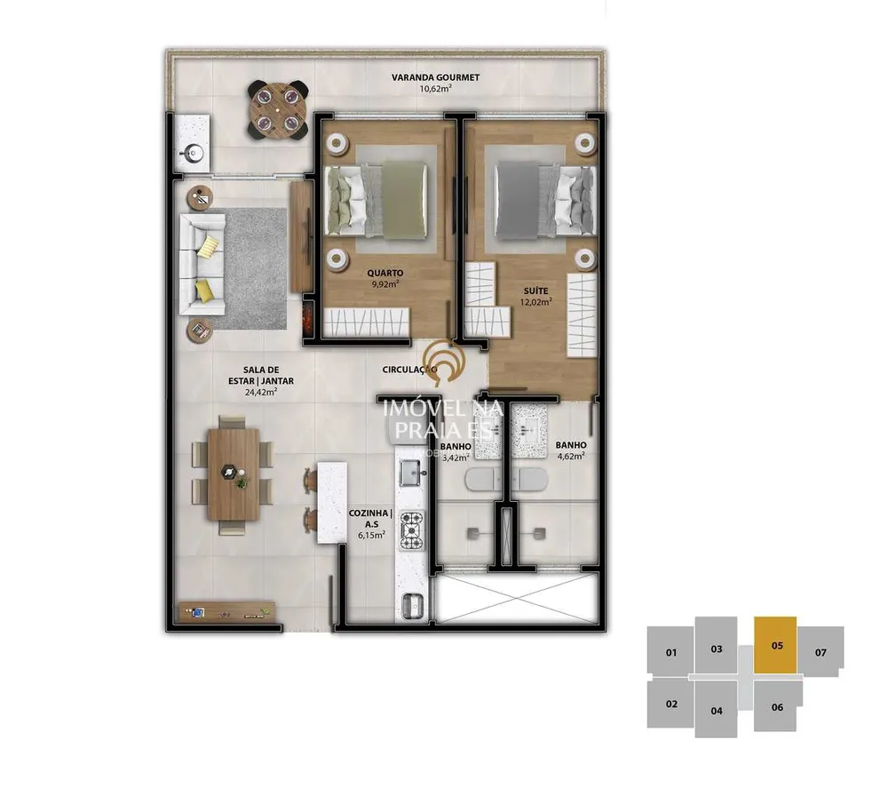 Cobertura, 3 quartos, 174 m² - Foto 12