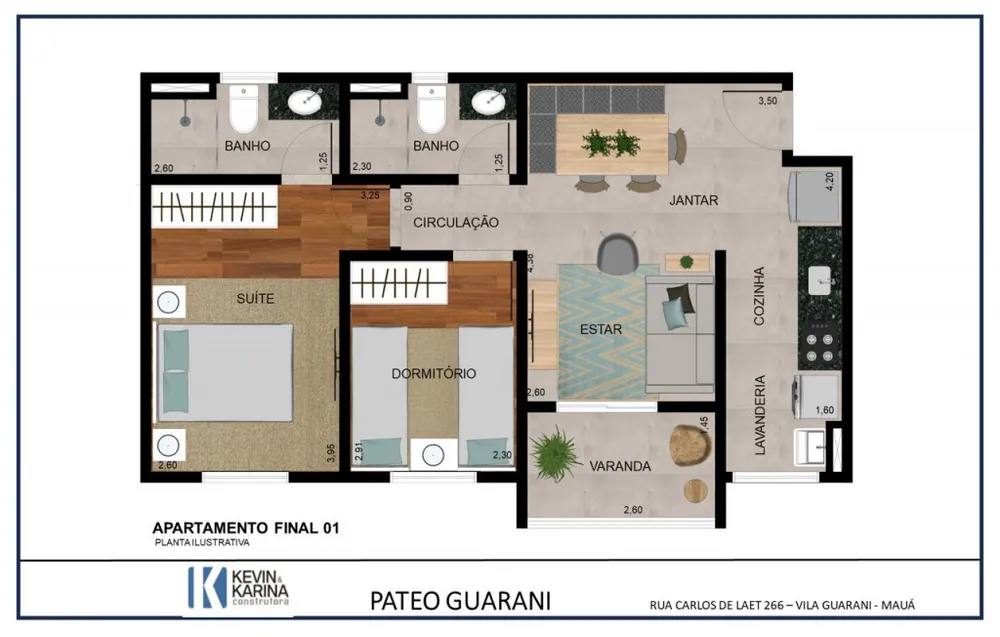 Apartamento, 2 quartos - Foto 2