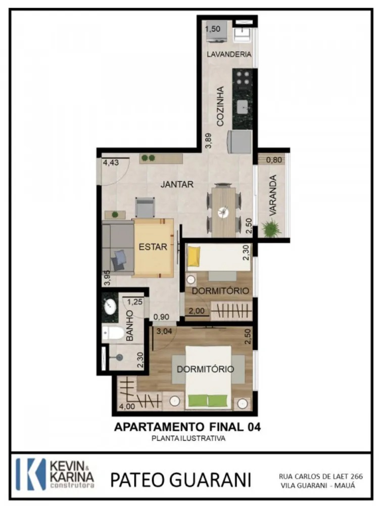 Apartamento, 2 quartos - Foto 4