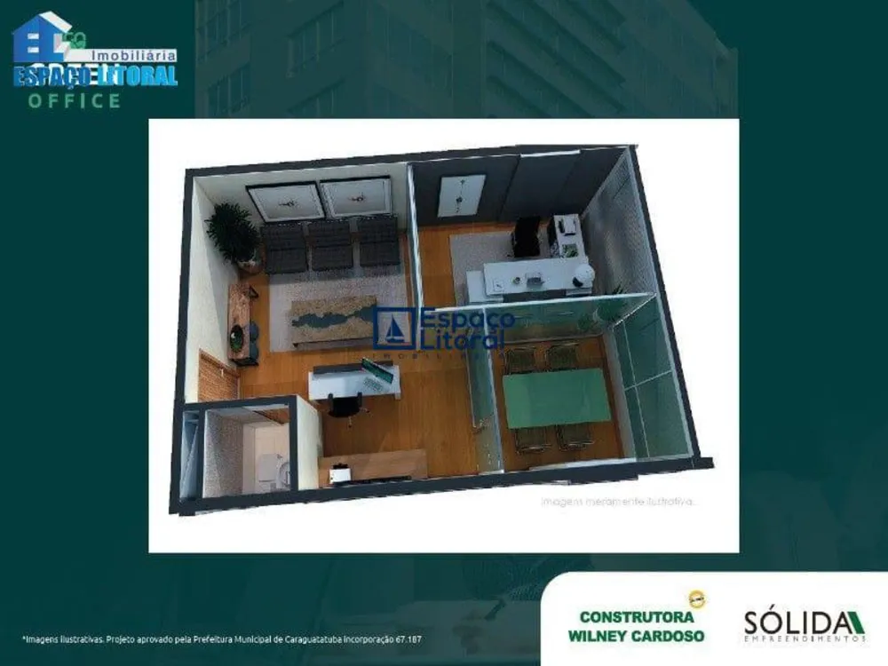 Sala-Conjunto, 42 m² - Foto 4