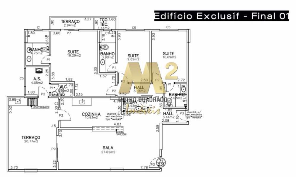Apartamento, 3 quartos, 141 m² - Foto 2